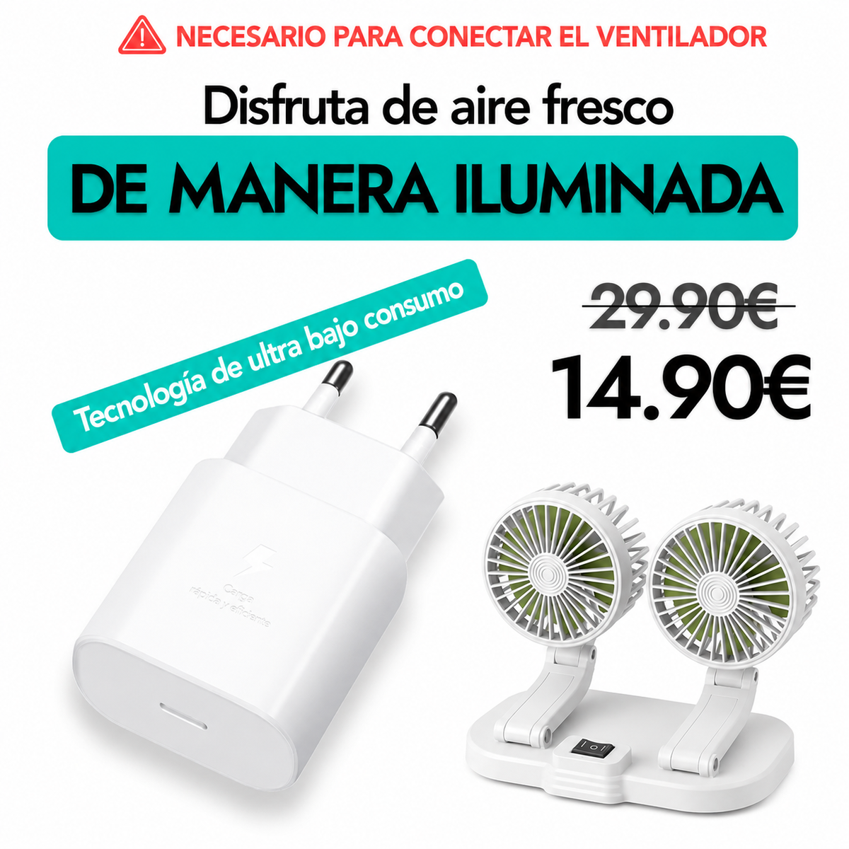 Adaptador de Pared para Ventilador Lesinfilables™