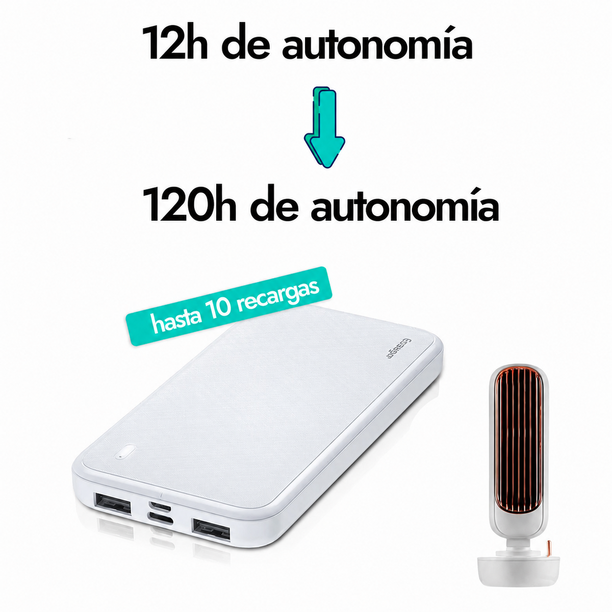 Batería Externa 120h