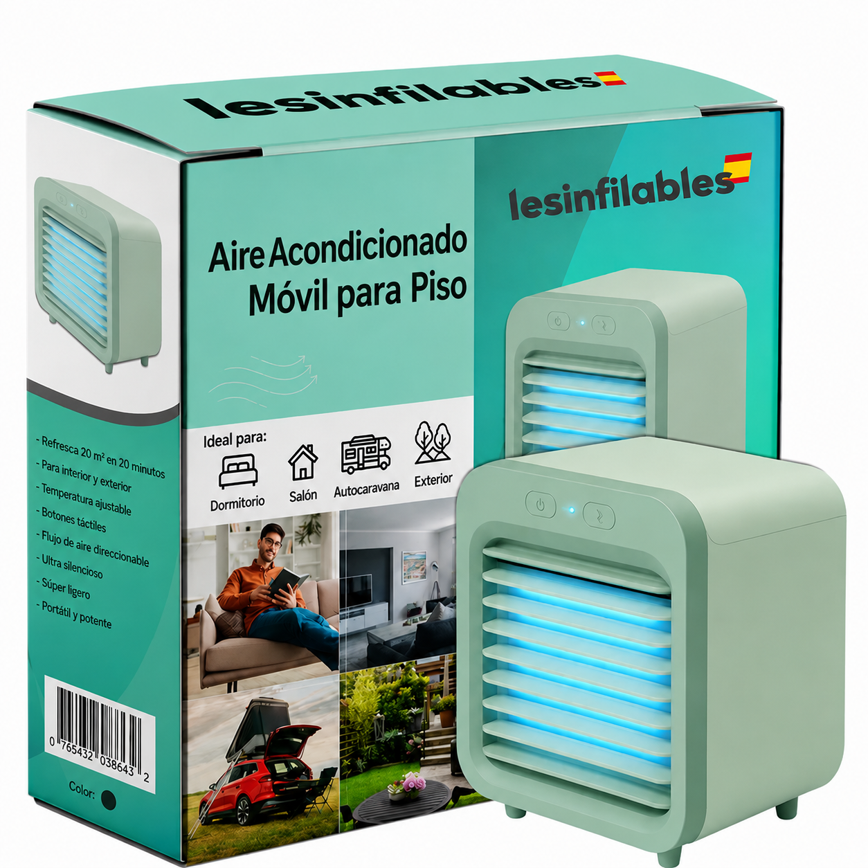 Aire Acondicionado Móvil para Piso LesInfilables™