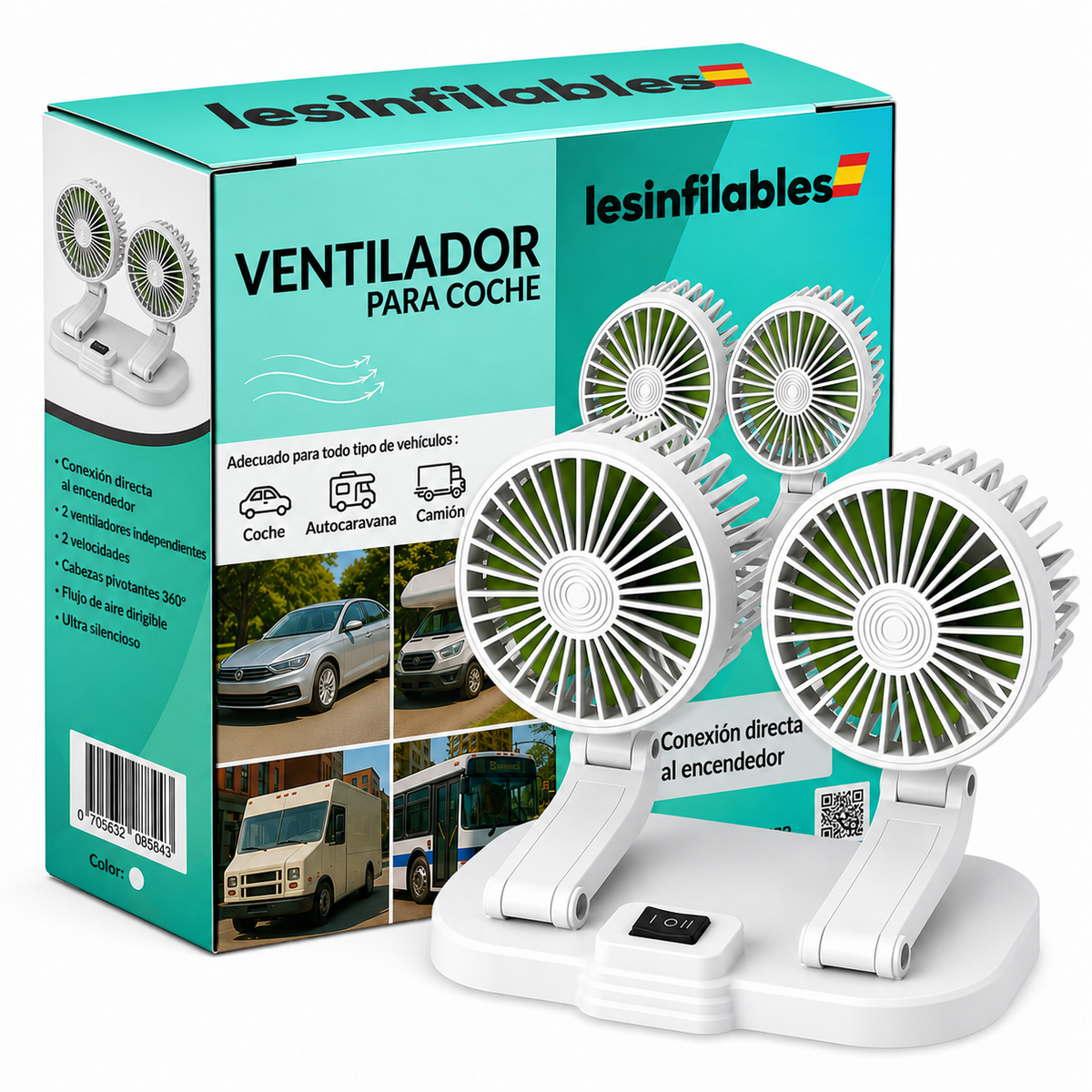 Ventilador para coche LesInfilables™
