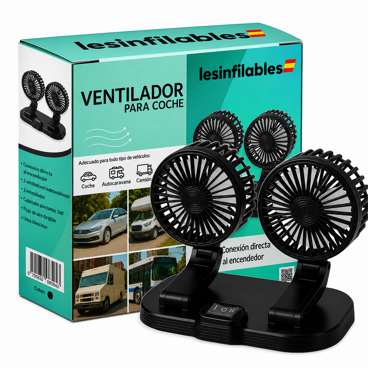 Ventilador para coche LesInfilables™