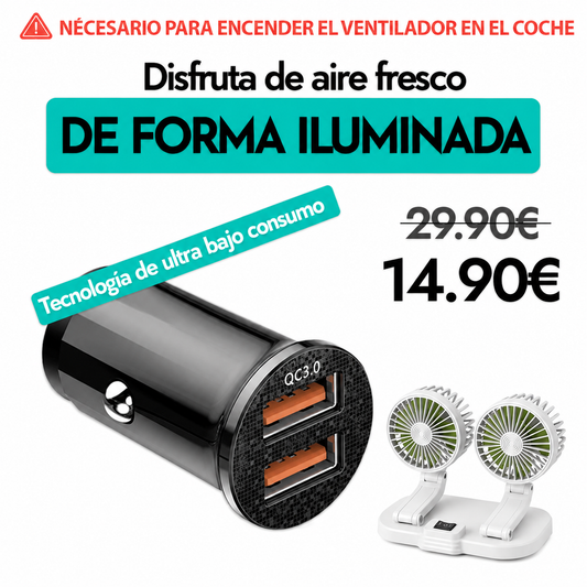 Adaptador de Mechero para Ventilador Lesinfilables™