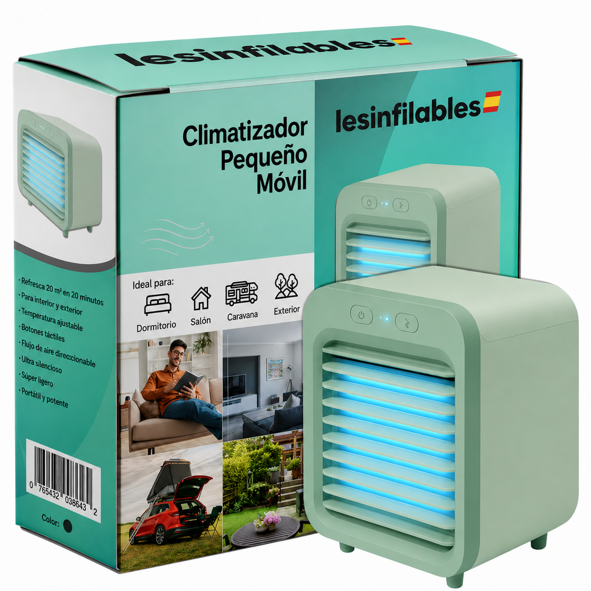 Climatizador Pequeño Móvil LesInfilables™