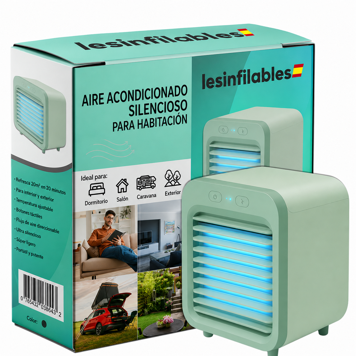 Aire Acondicionado Silencioso para Habitación LesInfilables™
