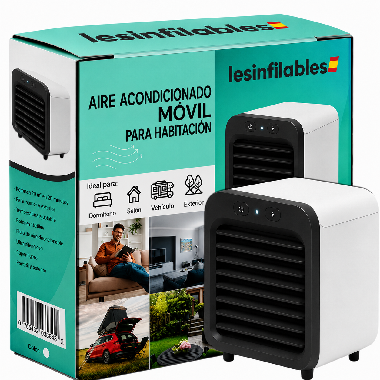 Aire Acondicionado Móvil para Habitación LesInfilables™
