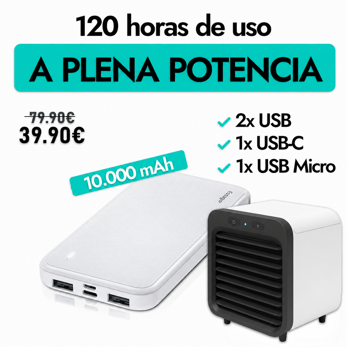 Batería Externa 120h