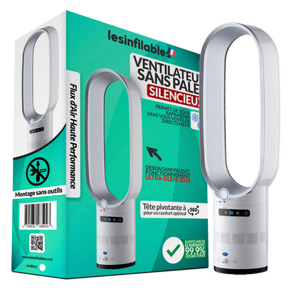 Ventilateur sans Pales Silencieux LesInfilables™