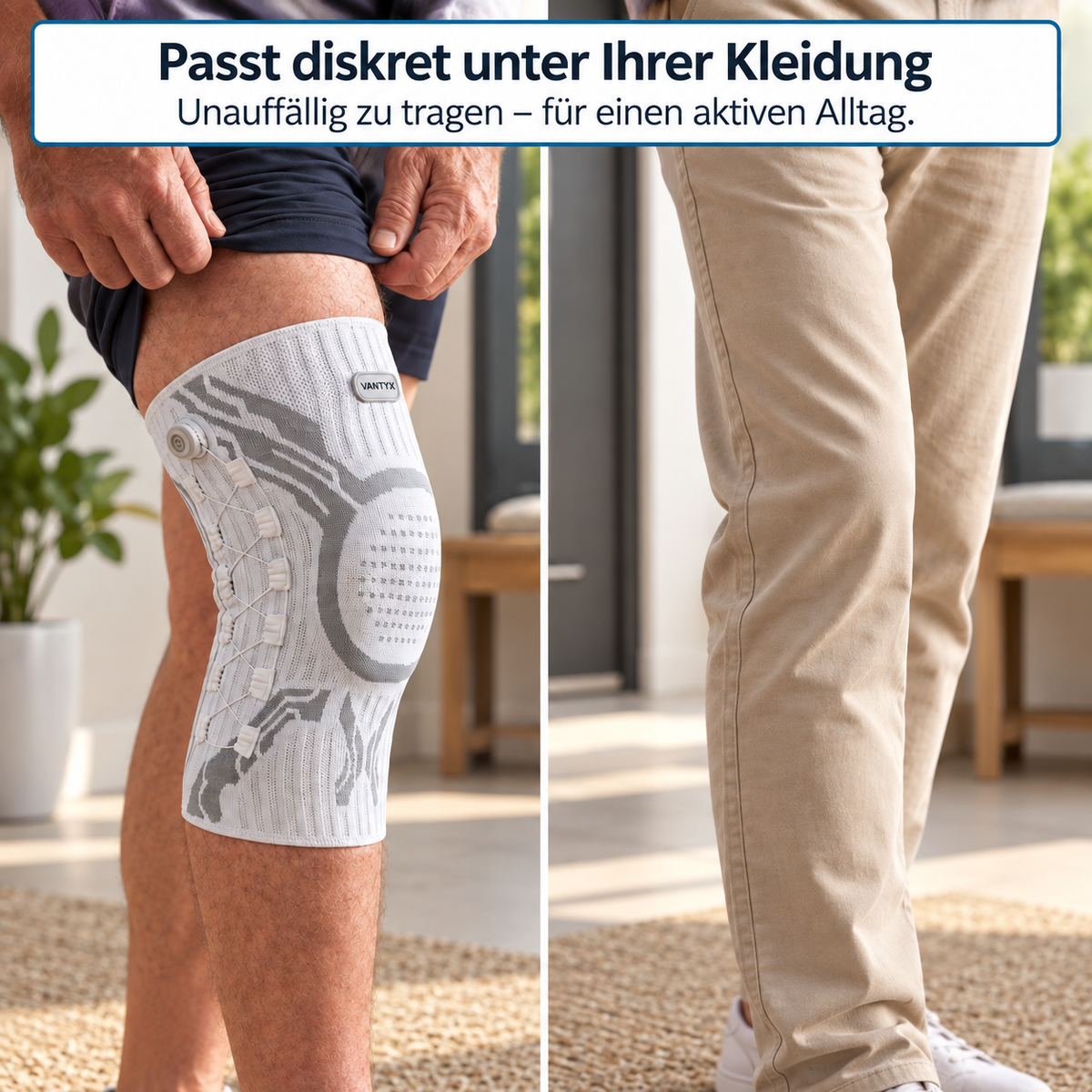 Verstellbare Kniebandage – Stabilität & Schmerzlinderung