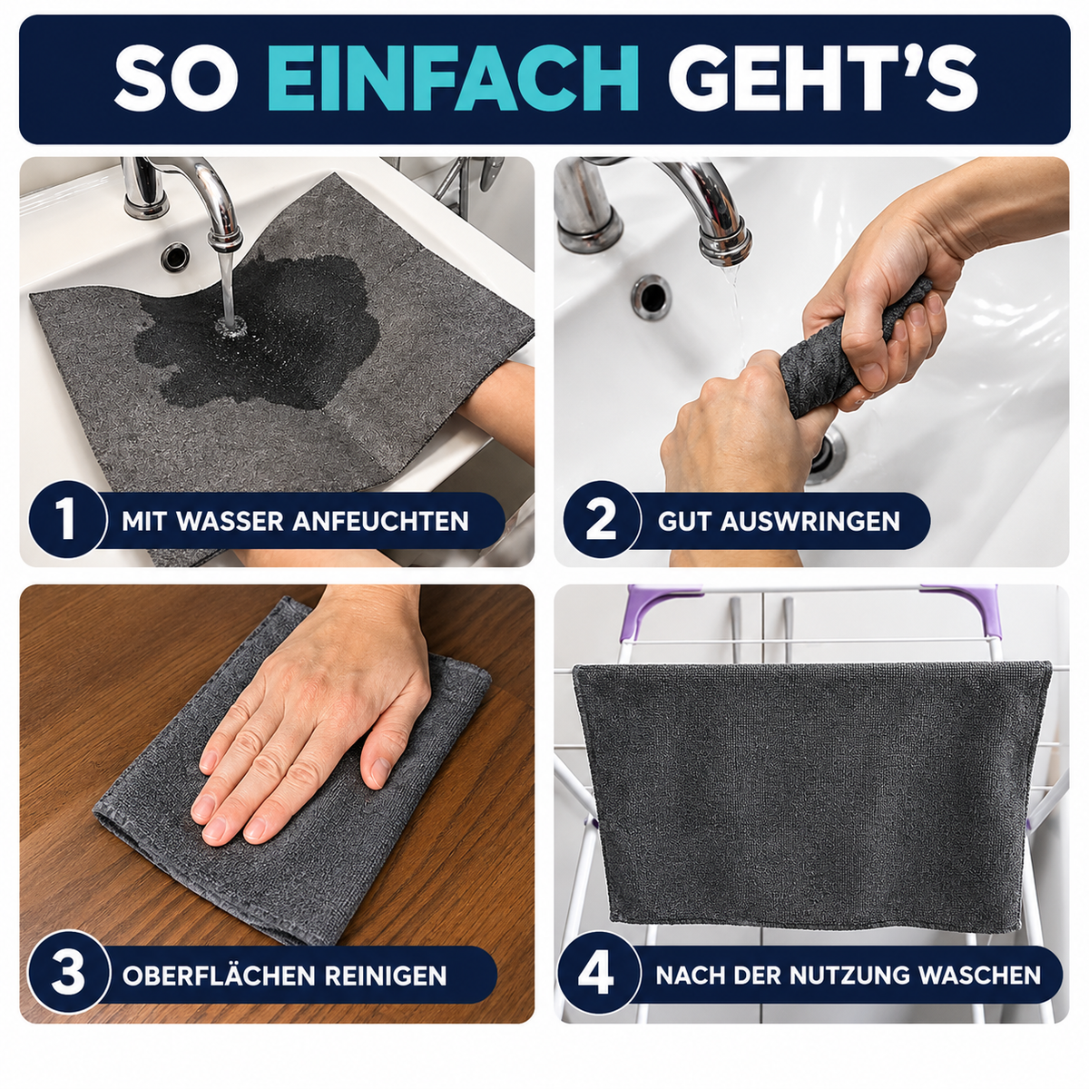 5 MAGIC-TÜCHER + 5 GRATIS