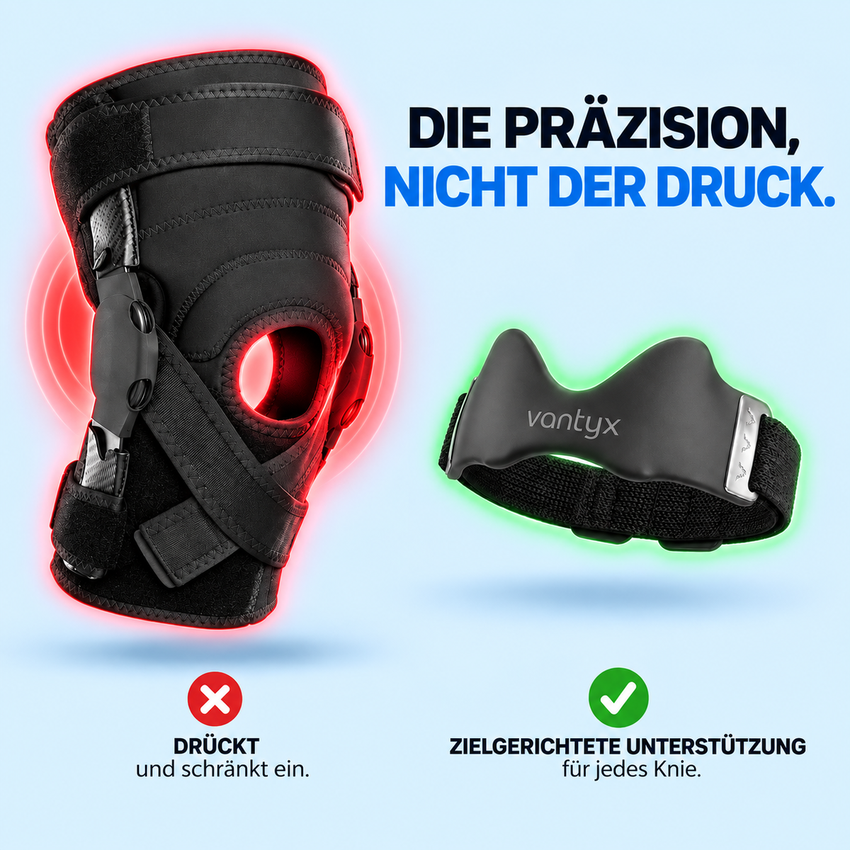 Patellaband – Gezielte Kniestütze