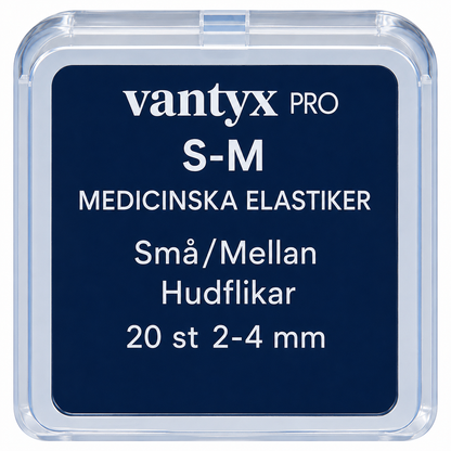 Medicinska elastiker för hudflikar ×20