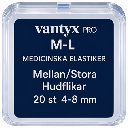 Medicinska elastiker för hudflikar ×20