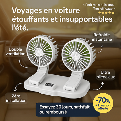Ventilateur pour Voiture LesInfilables™